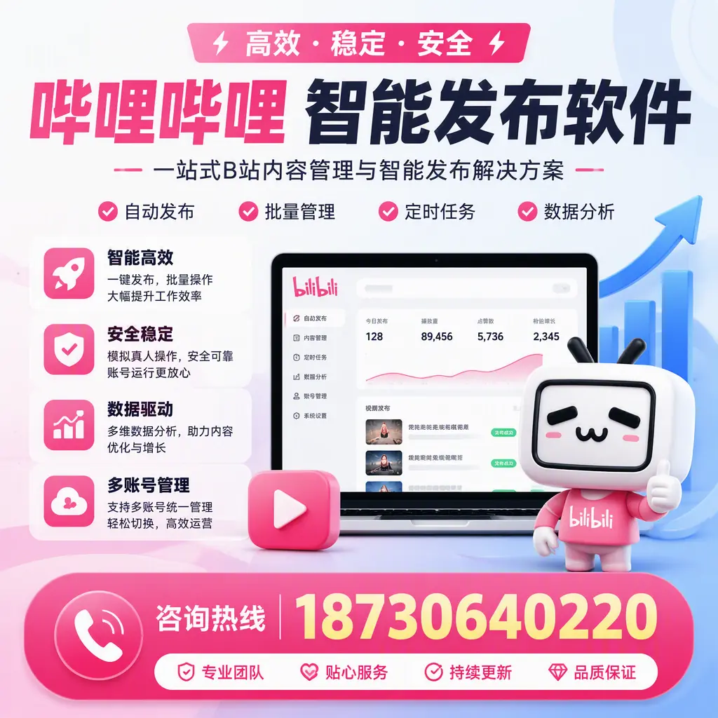 哔哩哔哩智能发布软件适用场景分析：在 锡林郭勒 的最佳实践